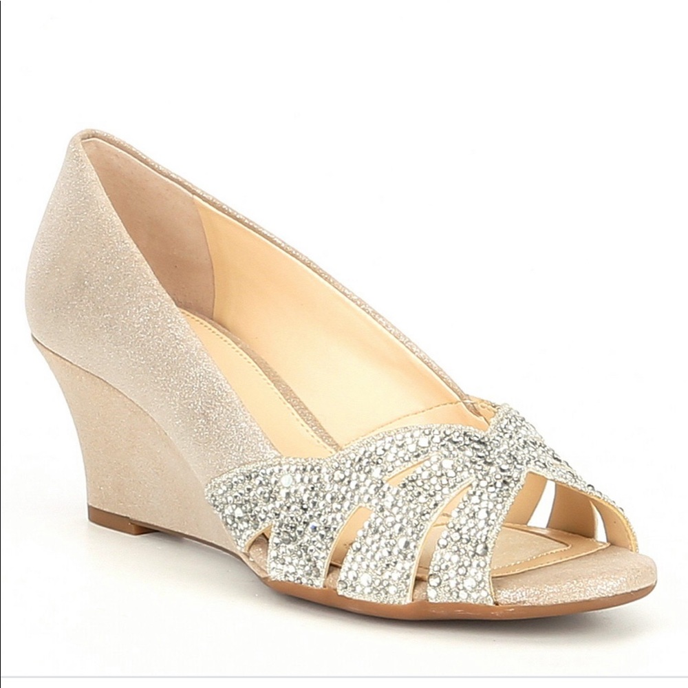 Alex Marie Orchida peep toe wedges